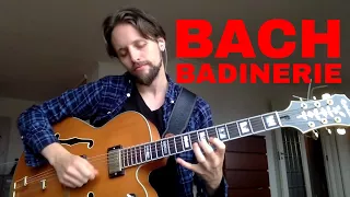 Bach played on guitar - Badinerie