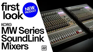 First Look: Korg MW Series SoundLink Hybrid/Analog Mixers