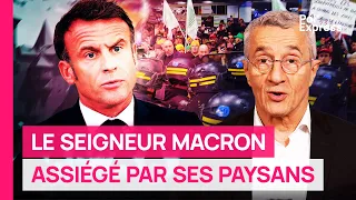 Salon de l'Agriculture : le seigneur Macron assiégé par ses paysans