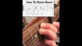 How To Boom Boom! #guitar