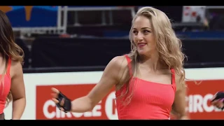 Moments from Vibe dance studio performances at FIBA  women's EuroBasket 2019