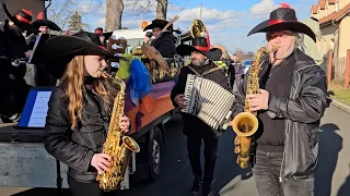 Bořanovský masopust 2024 - Majzl polka, Tulák, Kdyby ty muziky nebyly, Ručičky nebojte se