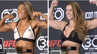 UFC Vegas 73 Official Weigh-Ins: Mackenzie Dern vs Angela Hill