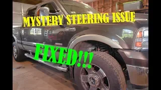 Ford Superduty Steering wander repair....Axleshaft u-joints