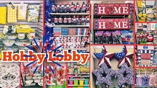 👑🔥🛒 Hobby Lobby 2024 Shop With Me!! All New Americans/Spring Shop Collections!! Home Decor and More!