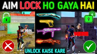 Aim Lock Ho Gaya Hai ?😭 | Aim Stuck On Enemys Body | Perfect Aim Lock Free Fire | Aim Lock [2021]