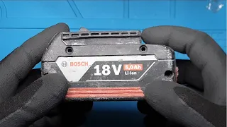 Regeneracja akumulatora Bosch 18V 5Ah