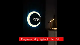 Reloj Digital Led 3D.