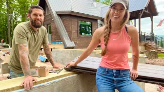 Building Onto The Back | A-Frame Cabin Addition Build
