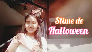 hago slime de halloween 🎃👻