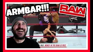 REACTION | RONDA ROUSEY PUTS NIA JAX IN AN ARMBAR!!! | WWE RAW JUNE 11, 2018