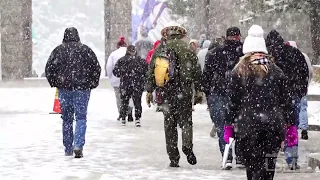 05-03-2024 Keystone, SD - Spring Snow at Mount Rushmore National Memorial