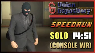 The Union Depository Contract Solo Speedrun (14:51) (Former Console WR)