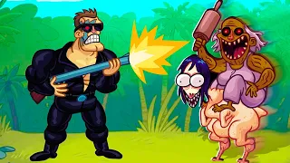 ЗАТРОЛЛИЛ ТЕРМИНАТОРА И БАБКУ ГРЕННИ в игре Troll Face Quest Horror 3