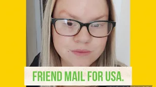 friend mail from USA