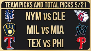 MLB Picks and Predictions Today 5/21/24 | MLB Picks Today 5/21/2024