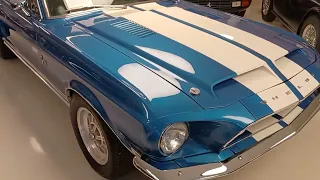 1968 Shelby GT500KR Mustang in Acapolco Blue