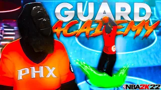 GUARD ACADEMY 2K22! DRIBBLE TUTORIAL + JUMPSHOT + PLAYMAKING & SHOOTING BADGES - BEST DRIBBLE MOVES!