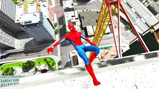 GTA 5 SPIDERMAN PARKOUR FAILS #3( Gta5 Euphoria physics funny moments )