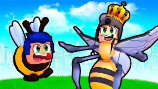 VIDA DE ABELHA NO ROBLOX BE A BEE - Brancoala Games