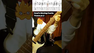 Howl's Moving Castle Theme Chord Melody pt.2