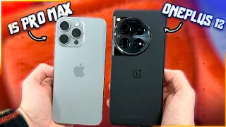 Oneplus 12 vs iPhone 15 PRO MAX!! NO TE LO ESPERAS!