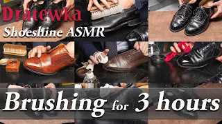 【ASMR】Brushing for 3 hours | Sound and Video only for brushing shoes