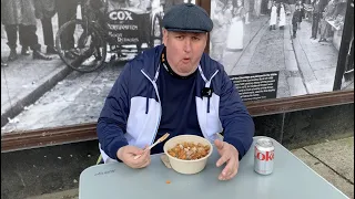 Eating Chicken Popcorn & White Rice at York Shambles