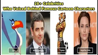 20+ Celebrities Who Voiced Behind Famous Cartoon Characters