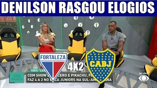 DENILSON RASGOU ELOGIOS AO LEÃO APOS FORTALEZA 4 X 2 BOCA JUNIORS