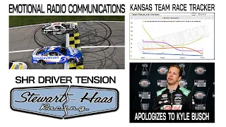 Emotional Radio Communications at Kansas | Driver Tension at SHR | Brad Apologizes to Kyle Busch