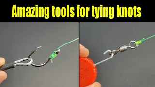 Two Simple Ways to Make this Amazing Tool for Tying Fishing Knots | Hooks | Snaps | Swivels