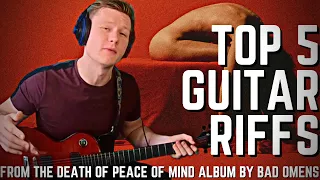 Guitarist Plays Top 5 Bad Omens Guitar Riffs  - The Death of Peace of Mind Album