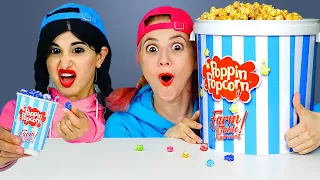 Mukbang Giant Popcorn Challenge 자이언트 팝콘 푸드 챌린지 by MIU