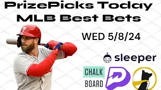 #PRIZEPICKS #MLB TODAY / WEDNESDAY 5/8/24