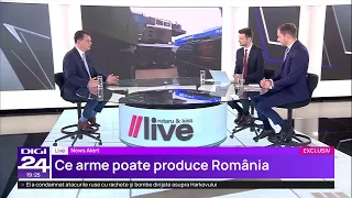 LIVE cu Rotaru și Kiss - Cum își poate revitaliza însă România propria industrie de apărare?