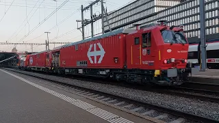 SBB Fire and Rescuetrain enters station Zürich HB [7-9-2023]