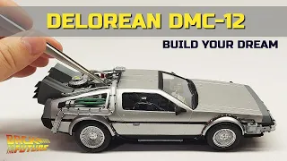 Модель DeLorean DMC 12 - Полная сборка | Назад в будущее (Aoshima 1:24)