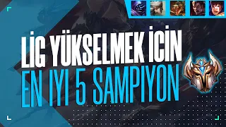 Lol Wild Rift: LİG YÜKSELMEK İÇİN EN İYİ BEŞ ŞAMPİYON!?! CHALLENGER YAPAN ŞAMPİYONLAR (TOP LANE)!!!!