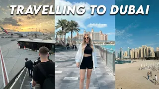 Travelling to Dubai 🇦🇪 Exploring JBR, visiting Palm Jumeirah & apartment tour!