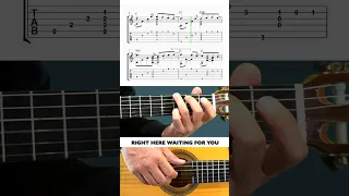 Right Here Waiting - FINGERSTYLE Guitar