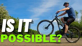 Mountain Bike Wheelies - Can I learn In 70 Minutes?