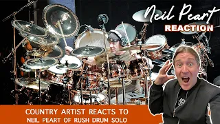 Country Guitarist Reacts to Neil Peart of Rush Drum Solo | "Look at that kit"