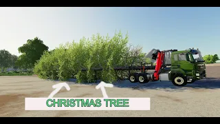 We Bring The Christmas Tree To The Farm | Multiplayer |  FS19 Slovak Village | Timelapse | Ep 48