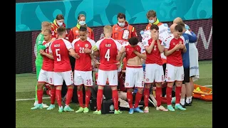 Christian Eriksen Collapsed on the pitch Denmark vs Finland Euro2020/21