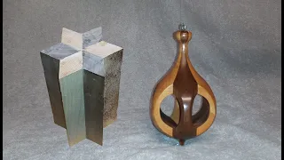 Wood Turning A Six Sided Inside Out Christmas Ornament