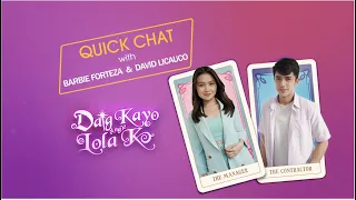 Barbie Forteza at David Licauco, paano magpapakilig sa "Daig Kayo ng Lola Ko"?