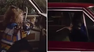 Stephanie drives joeys car into the kitchen Full House VS Fuller house side by side