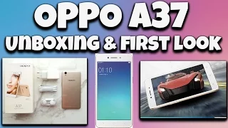 OPPO A37 Gold Unboxing & First Look