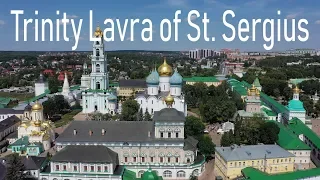 Trinity Lavra of St. Sergius, Golden Ring of Russia, 4K